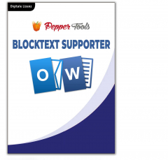 Blocktext Supporter - predefined text snippets for Outlook & Word